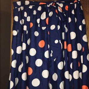 Polka dot skirt